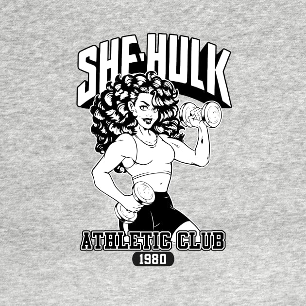 She-Hulk Gym Shirt by KrisBrannock